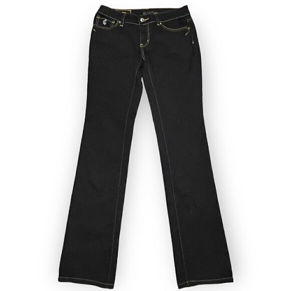 Rocawear Dark Wash Sequins Designer Denim Streetwear Jeans - Womens 5 - Picture 4 of 4